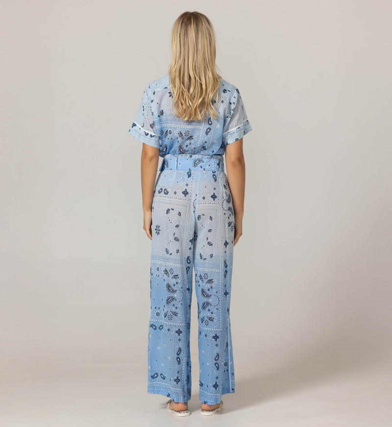 Calça Ulla - 100% Voile de Algodão com Renda - Miss June Paris - 4