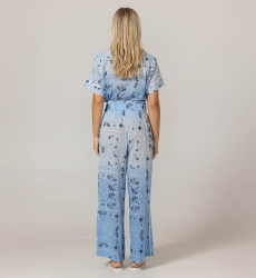 Ulla Pants - 100% Cotton Voile with Lace - Miss June Paris - 4