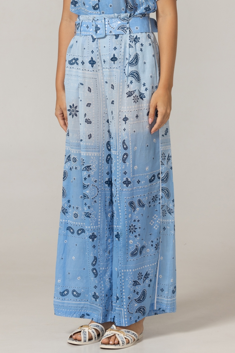 Calça Ulla - 100% Voile de Algodão com Renda - Miss June Paris - 5