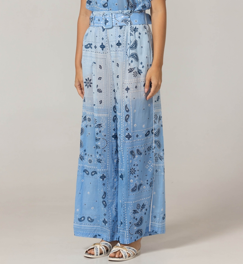 Ulla Pants - 100% Cotton Voile with Lace - Miss June Paris - 5