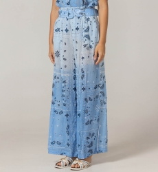 Ulla Pants - 100% Cotton Voile with Lace - Miss June Paris - 5