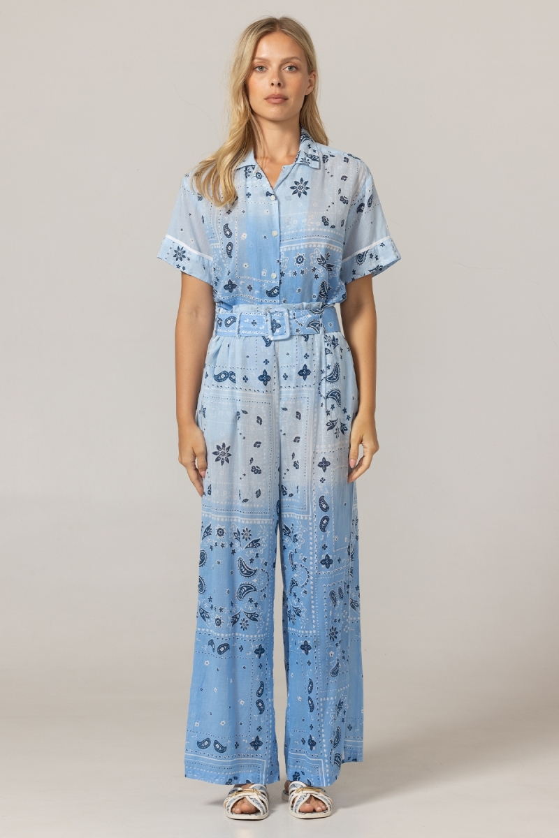 Camisa India -  100% Voile de Algodão com Renda - Miss June Paris - 3
