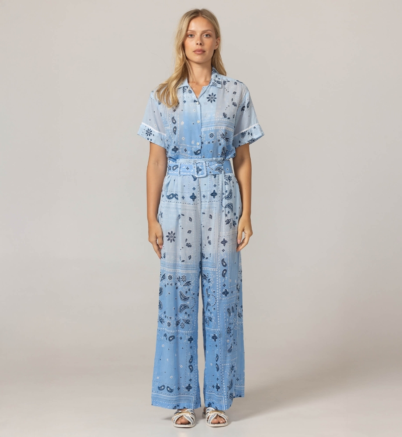 India Shirt - 100% Cotton Voile with Lace - Miss June Paris - 3