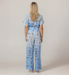 India Shirt - 100% Cotton Voile with Lace - Miss June Paris - 4