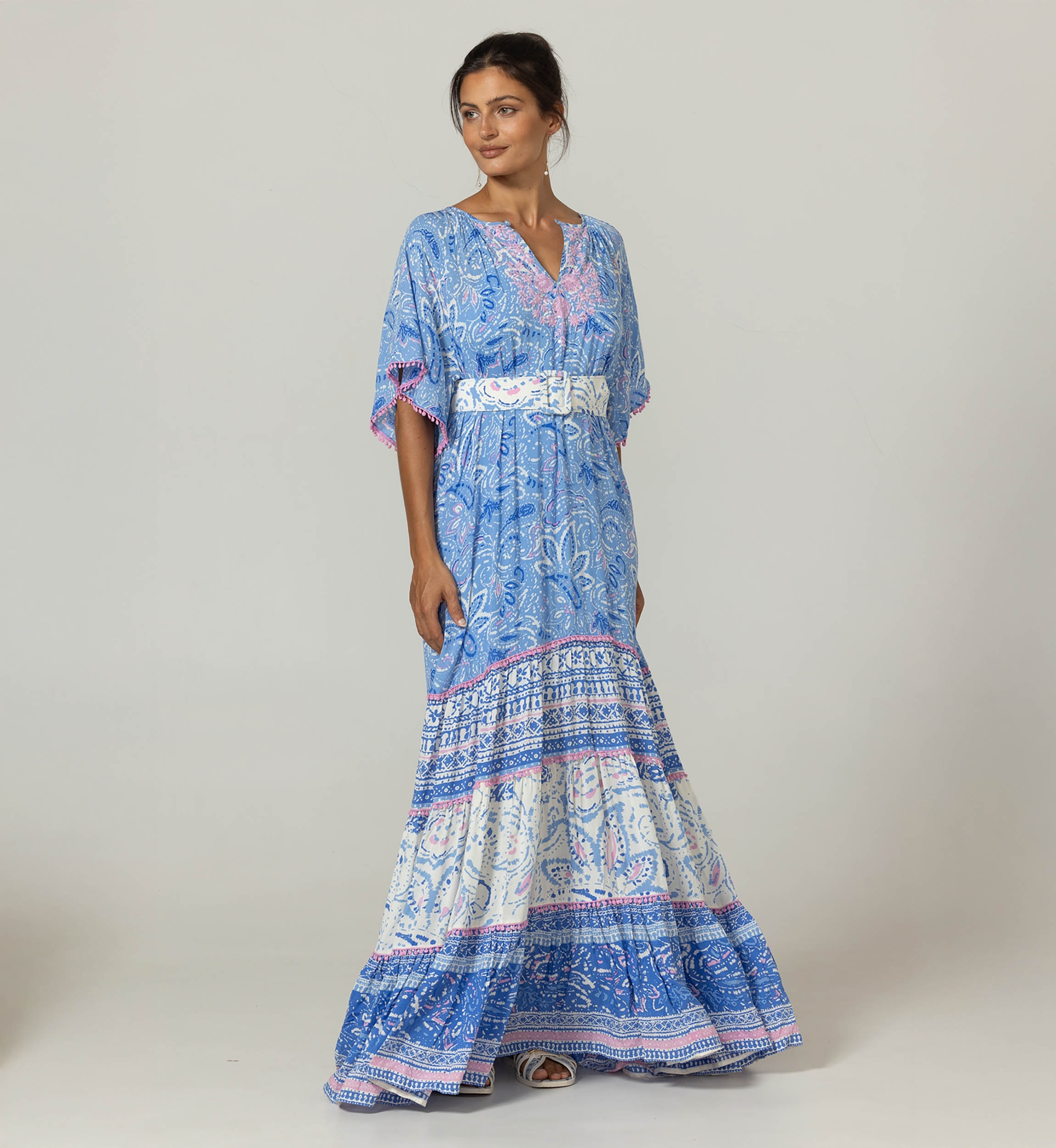 Kaira Long Dress - 100% modal - Miss June Paris - 3