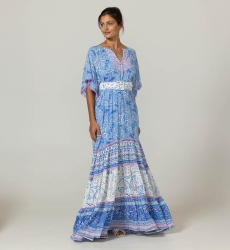 Vestido Longo Kaira - 100% modal - Miss June Paris - 3