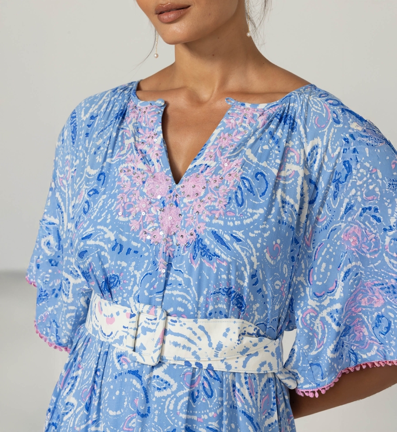 Vestido Largo Kaira -100% modal - Miss June Paris - 5