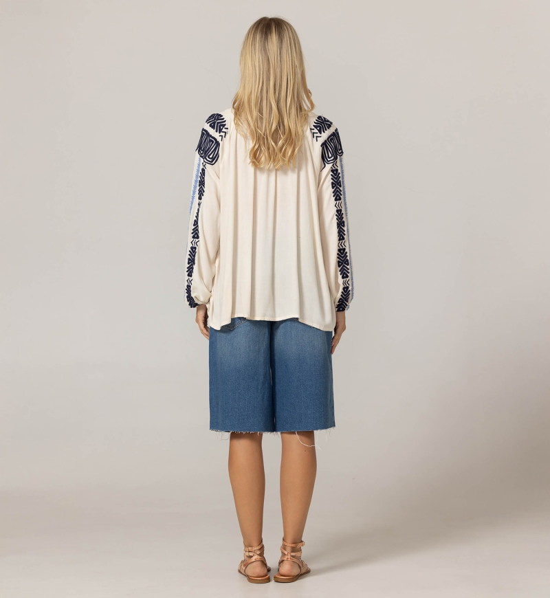 Flore Blouse - 100% Crêpe Rayon - Miss June Paris - 4