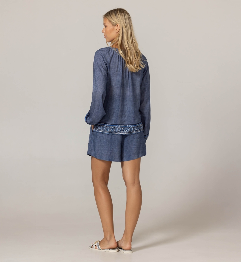 Kanta Shorts - 100% Viscose - Miss June Paris - 4