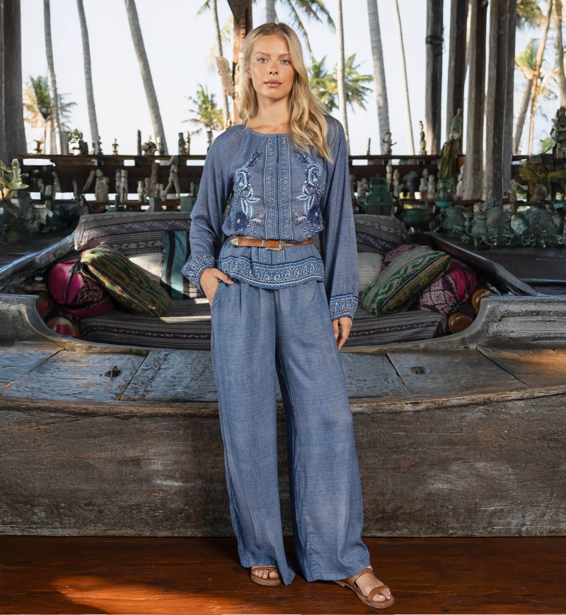 Lulla Blouse - 100% Viscose - Miss June Paris - 2