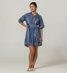 Vestido Corto Olbia - 100% Viscosa - Miss June Paris - 3