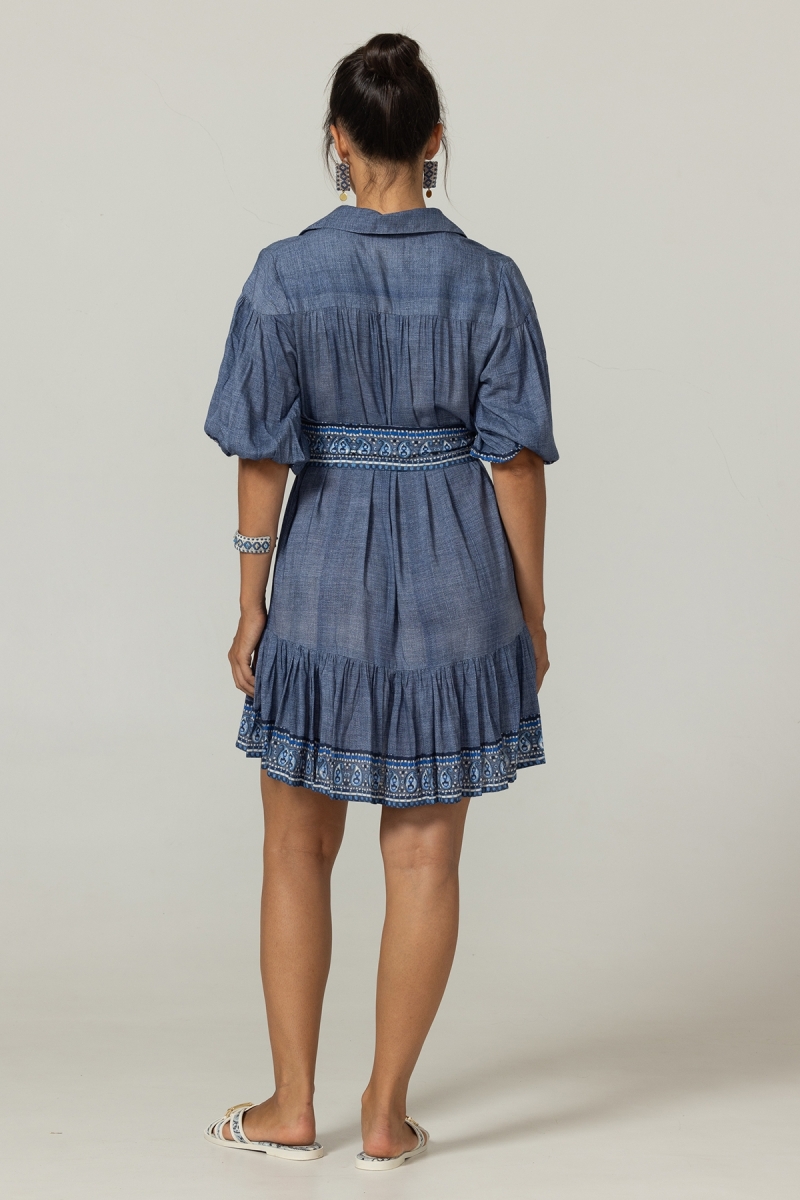 Vestido Corto Olbia - 100% Viscosa - Miss June Paris - 4
