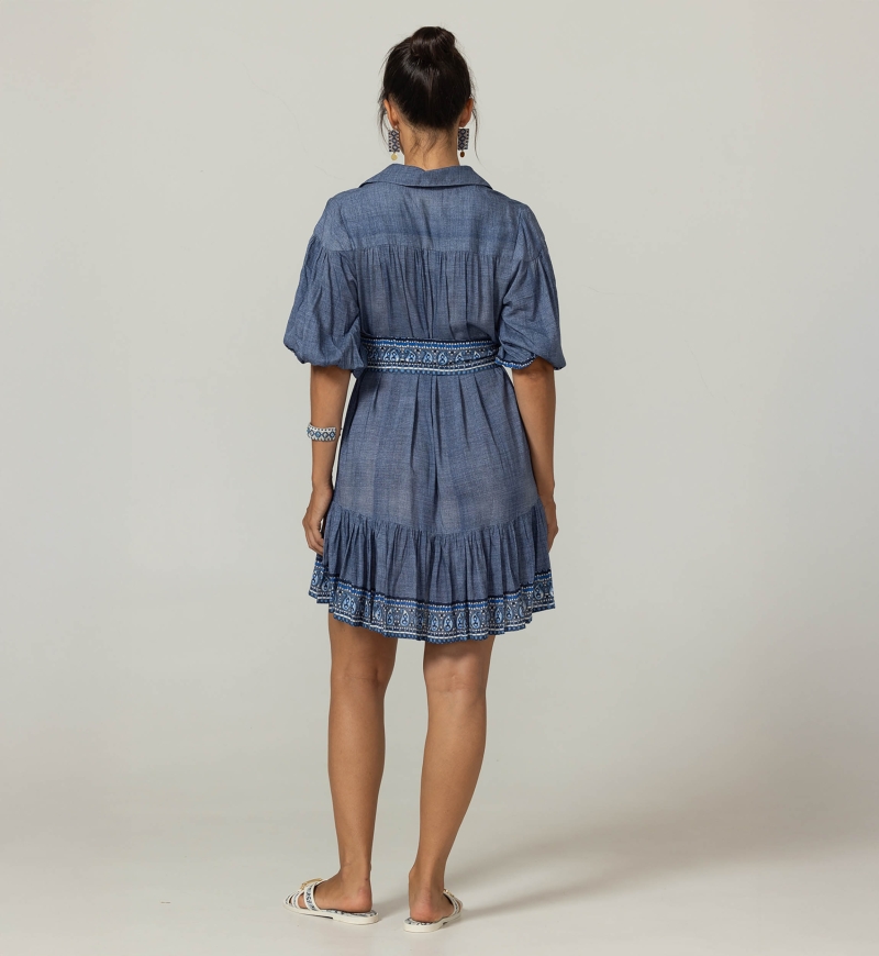 Vestido Curto Olbia - 100% Viscose - Miss June Paris - 4