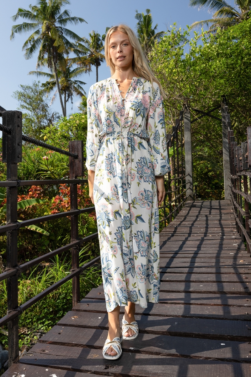 Vestido Longo Raphy - 100% Modal - Miss June Paris - 1