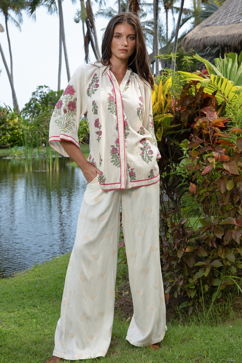 Pantalones Tara - 100% Viscosa - Miss June Paris - 1