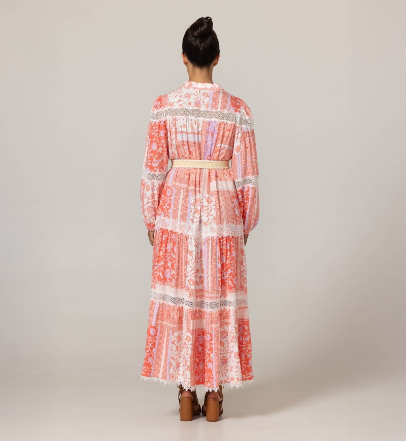 Vestido longo Gwen - Padrão floral - 100% viscose - 4