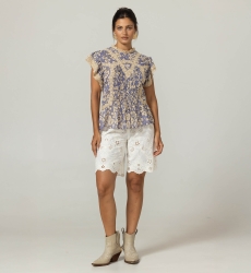 Blusa Kira - Estampado Floral - 100% Voile de Algodón - Miss June Paris - 3