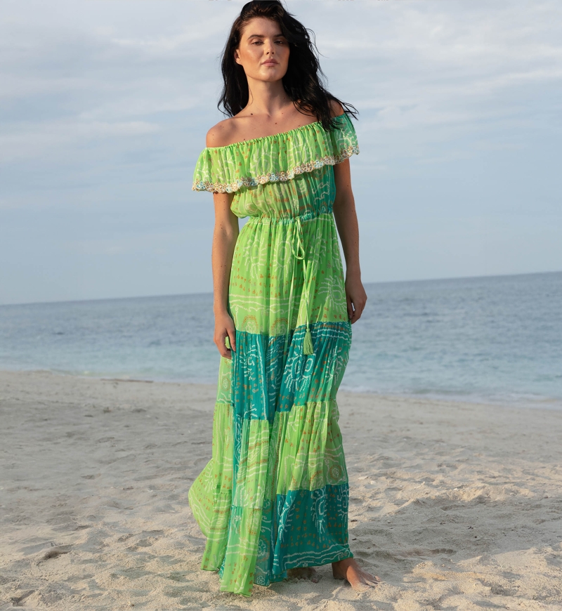 Vestido Largo Talya - 100% Rayón - Miss June Paris - 6