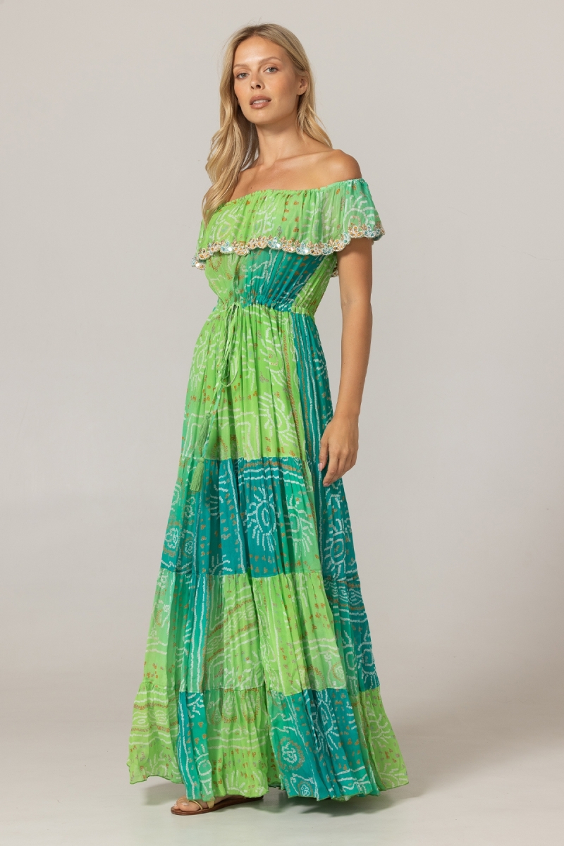 Vestido Largo Talya - 100% Rayón - Miss June Paris - 8