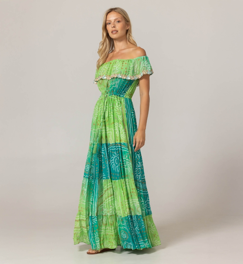 Vestido Longo Talya - 100% Rayon - Miss June Paris - 8