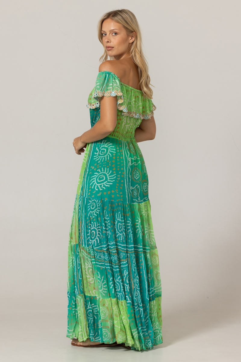 Vestido Largo Talya - 100% Rayón - Miss June Paris - 9
