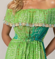 Vestido Longo Talya - 100% Rayon - Miss June Paris - 10