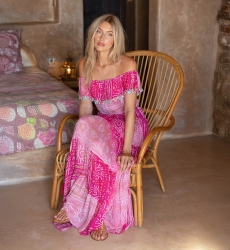 Long Dress Talya - 100% Rayon - Miss June Paris - 2