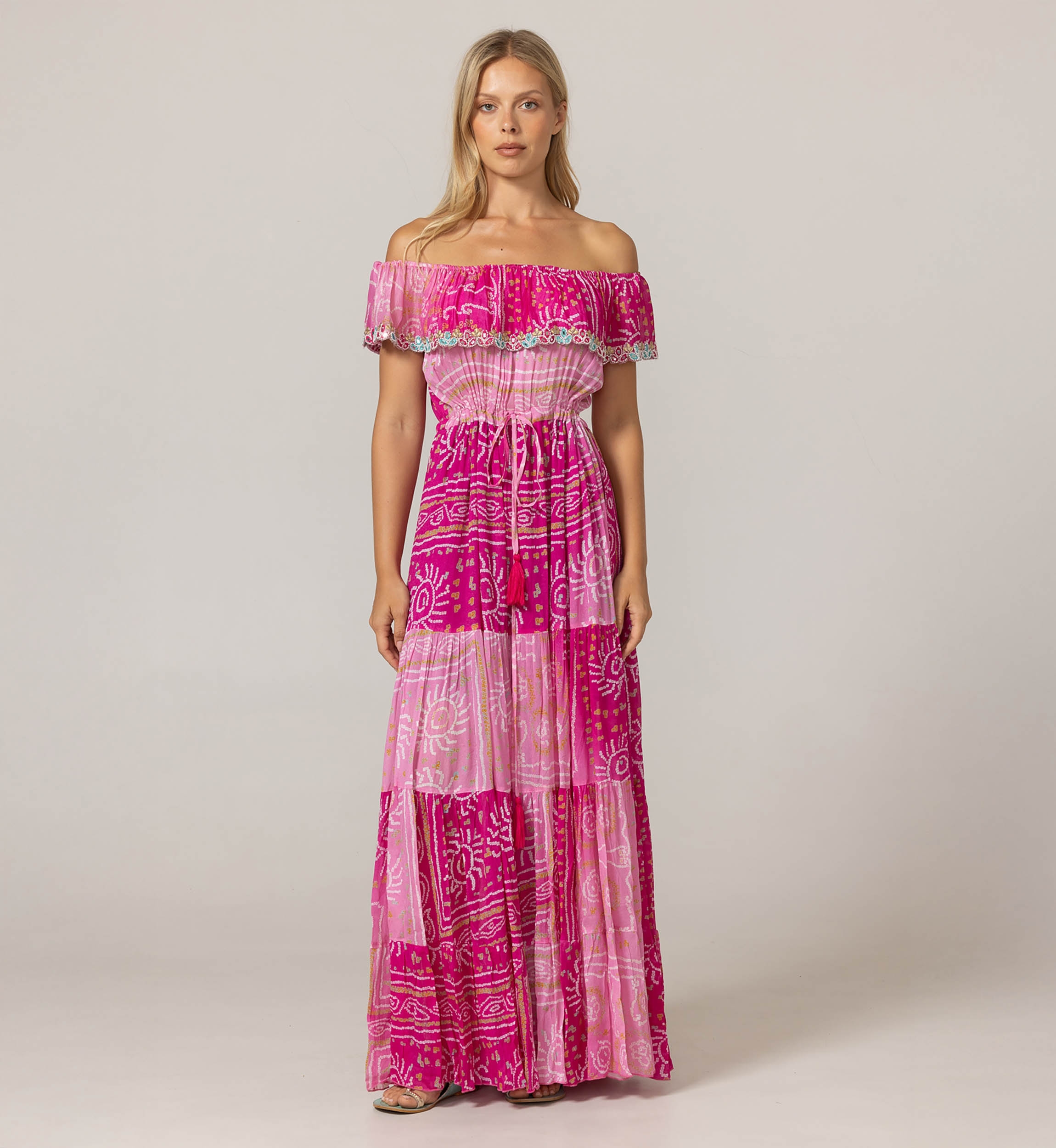 Vestido Longo Talya - 100% Rayon - Miss June Paris - 3