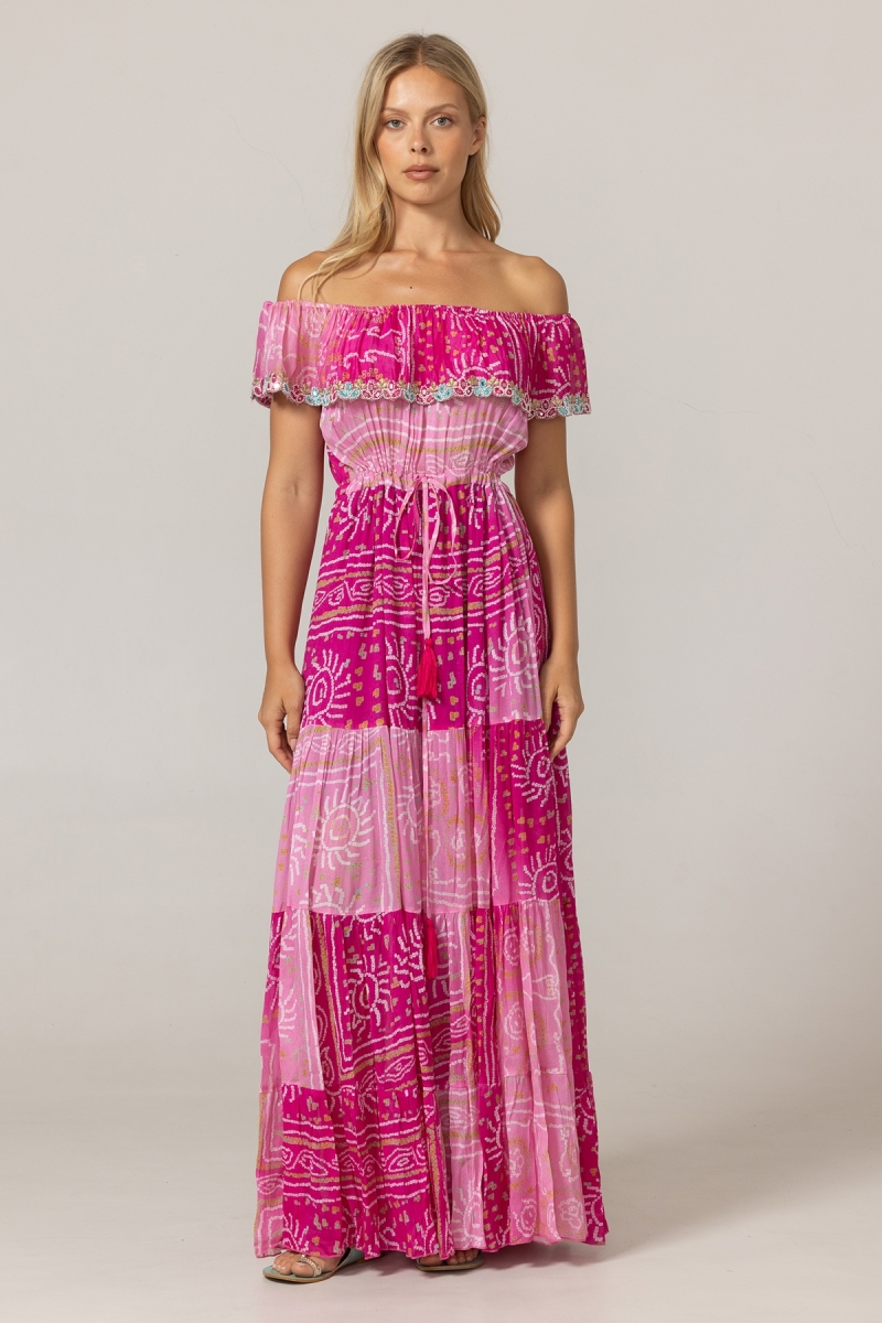 Vestido Longo Talya - 100% Rayon - Miss June Paris - 3