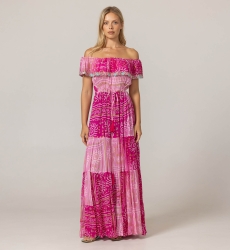 Long Dress Talya - 100% Rayon - Miss June Paris - 3