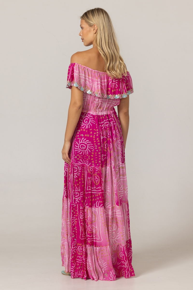 Vestido Longo Talya - 100% Rayon - Miss June Paris - 4