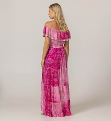 Vestido Largo Talya - 100% Rayón - Miss June Paris - 4