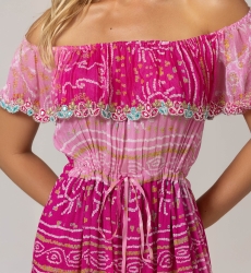 Vestido Longo Talya - 100% Rayon - Miss June Paris - 5