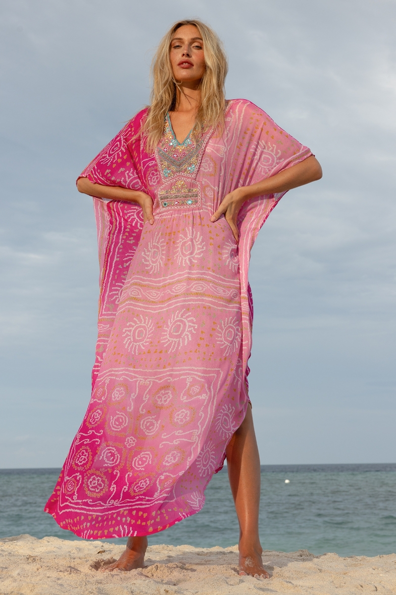 Vestido Largo Talya - 100% Rayón - Miss June Paris - 2