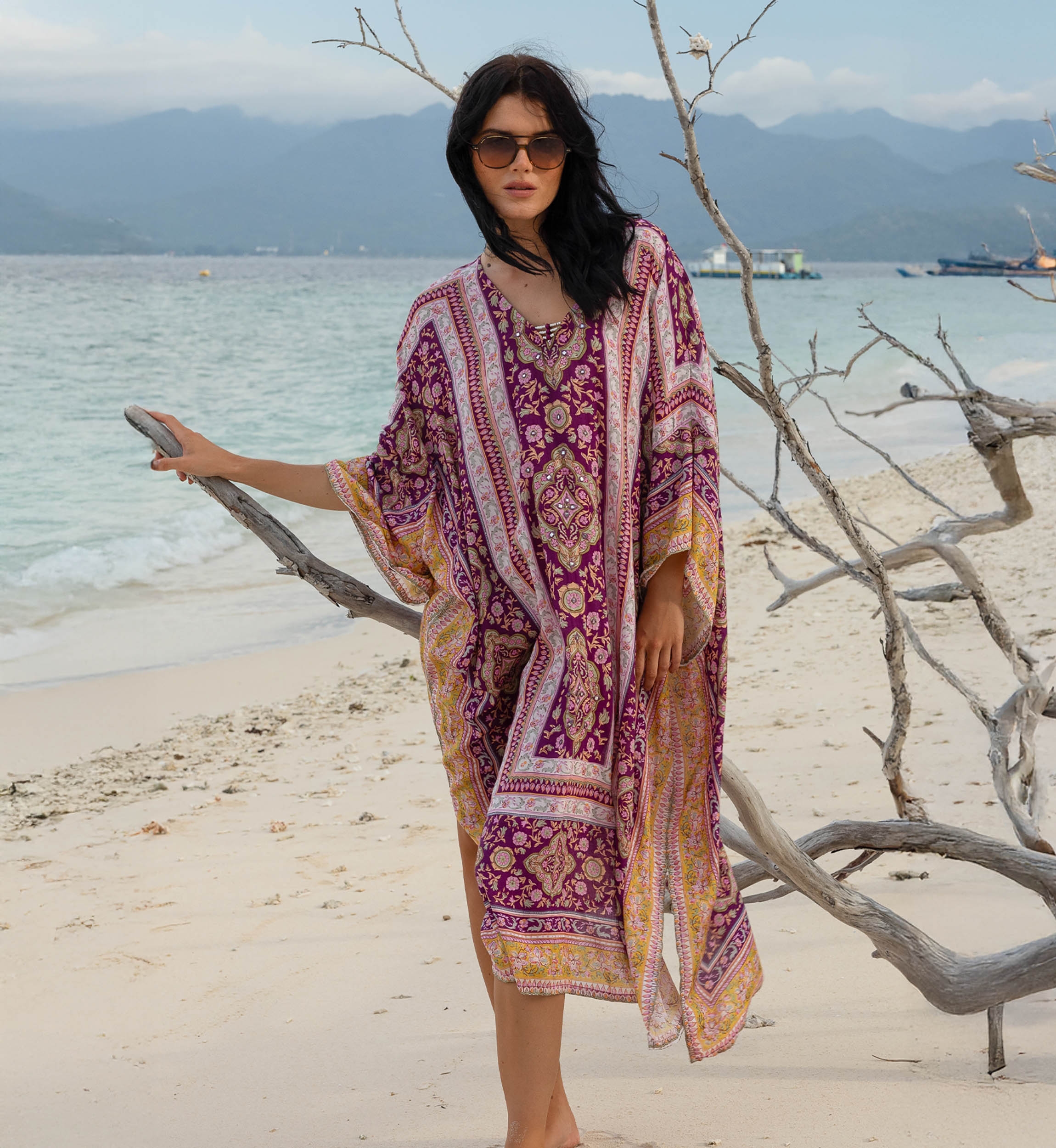 Long Dress Tia - 100% Modal - Miss June Paris - 1