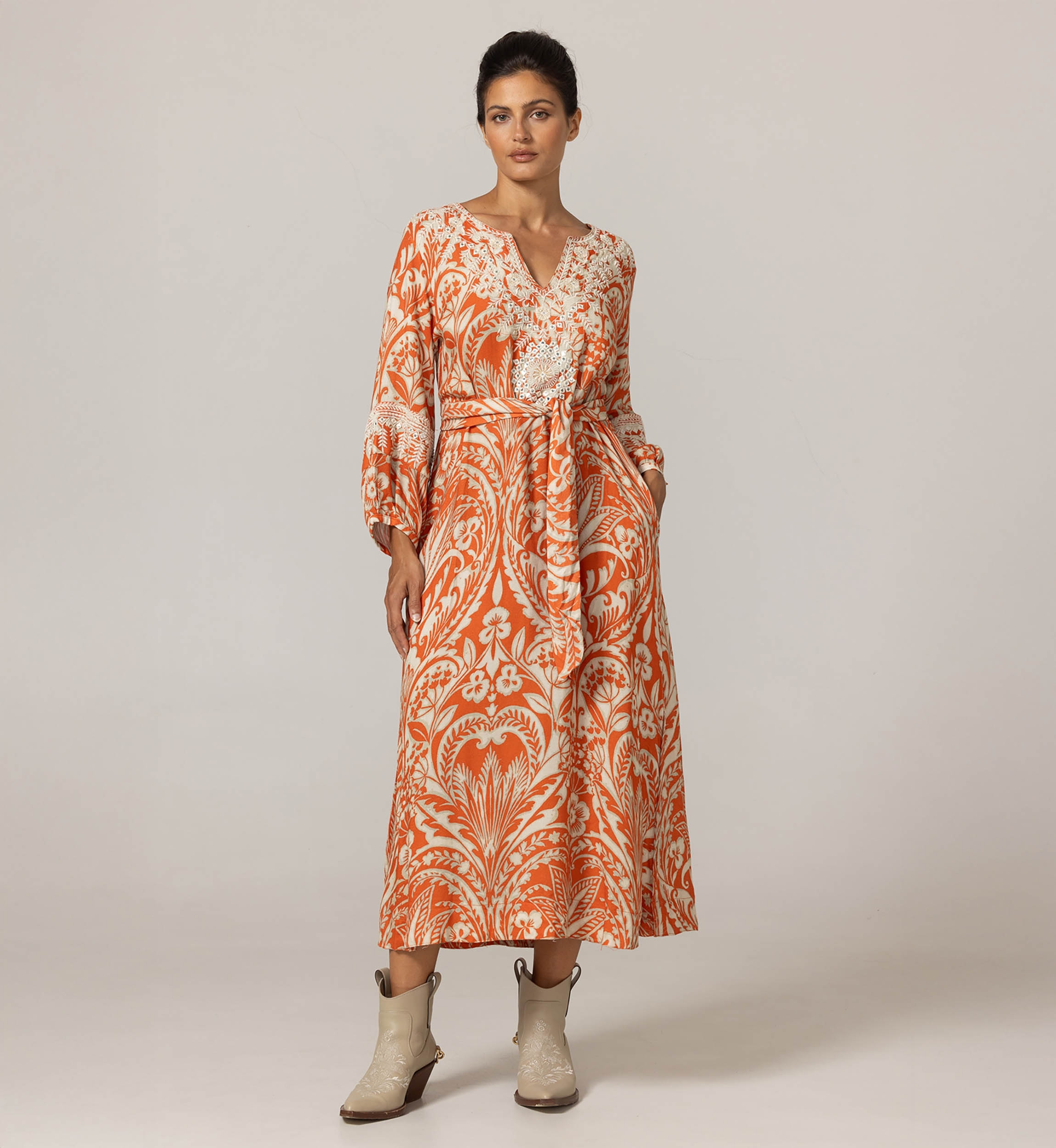 Vestido Longo Mareva - 100% Modal - Miss June Paris - 3