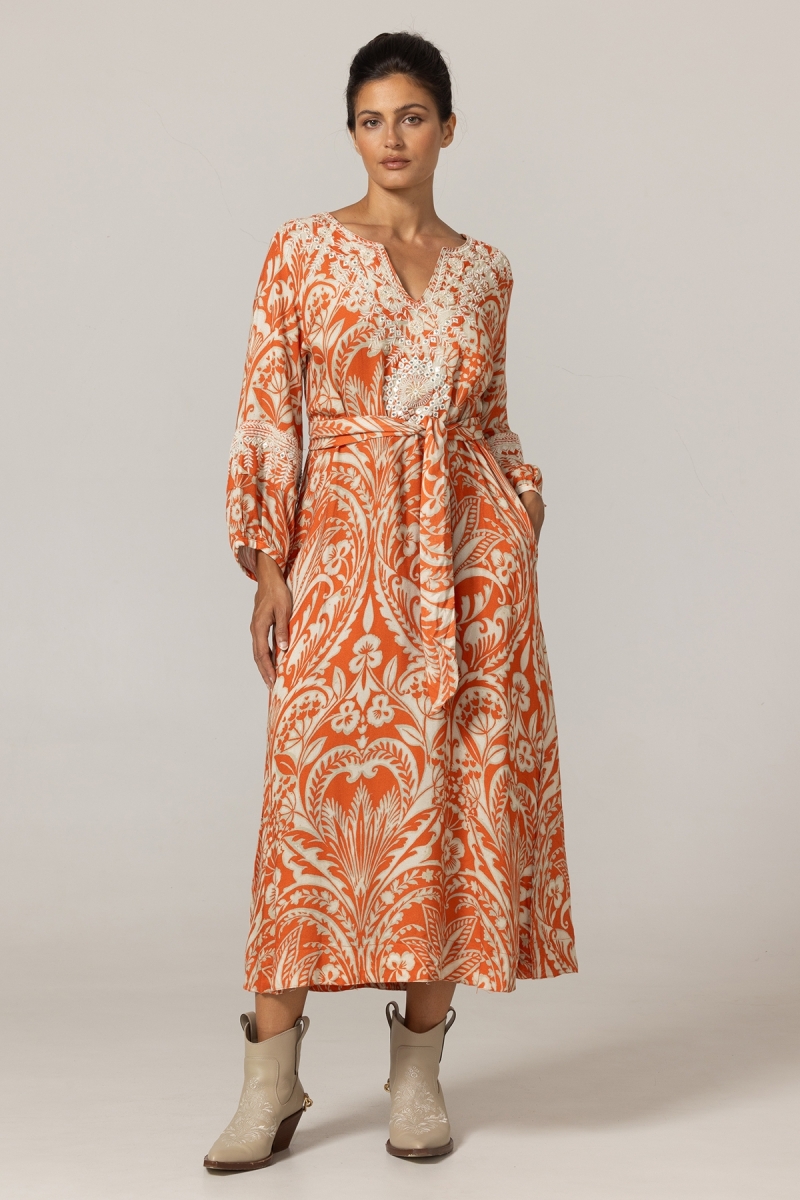 Vestido Largo Mareva - 100% Modal - Miss June Paris - 3