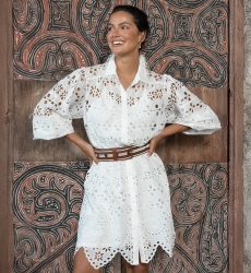 Cinto de couro castanho Gemma – Miss June Paris – 8