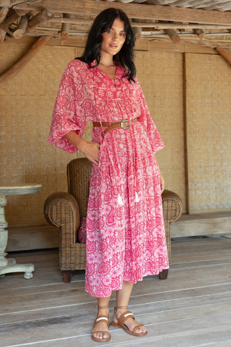 Vestido Longo Felicity - 100% Voile de Algodão com Renda - Miss June Paris - 2