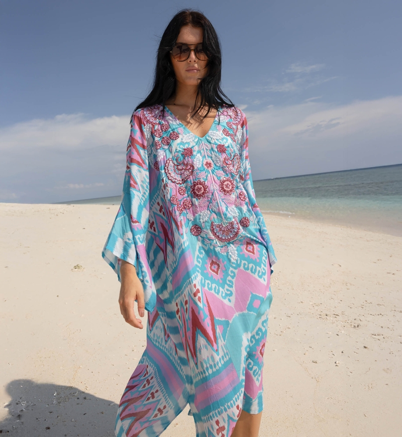 Joya Long Dress -  100% Modal - Miss June Paris - 2