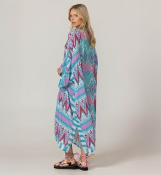 Vestido Largo Joya - 100% Modal con Encaje - Miss June Paris - 4