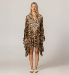 Kaftan Curto Kayla - - 100% Georgette Rayon - Miss June Paris - 3