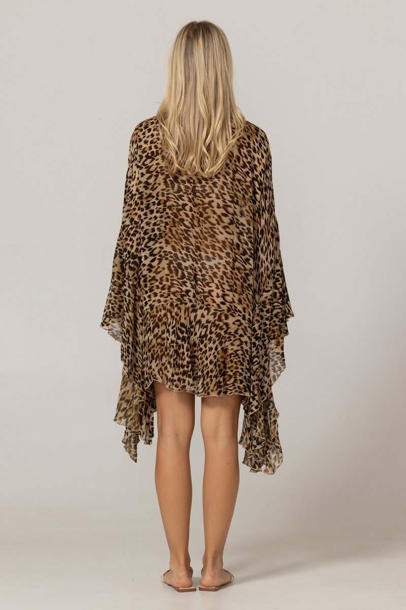 Kayla Short Kaftan -100% Georgette Rayon - Miss June Paris - 4