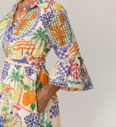 Vestido Largo Lotus - 100% Algodón - Miss June Paris - 5