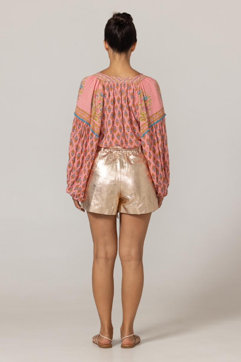 Short de Couro Glitter - 100% de couro - Miss June Paris - 7