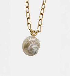 bohemian fantasy shell necklace - Miss June