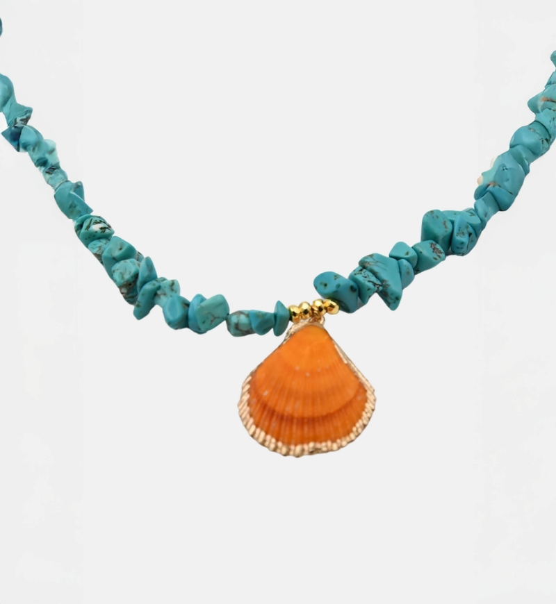bohemian fantasy shell necklace - Miss June