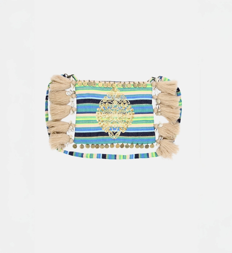 bohemian fancy cotton bag CASABLANCA - Miss June Paris - 1