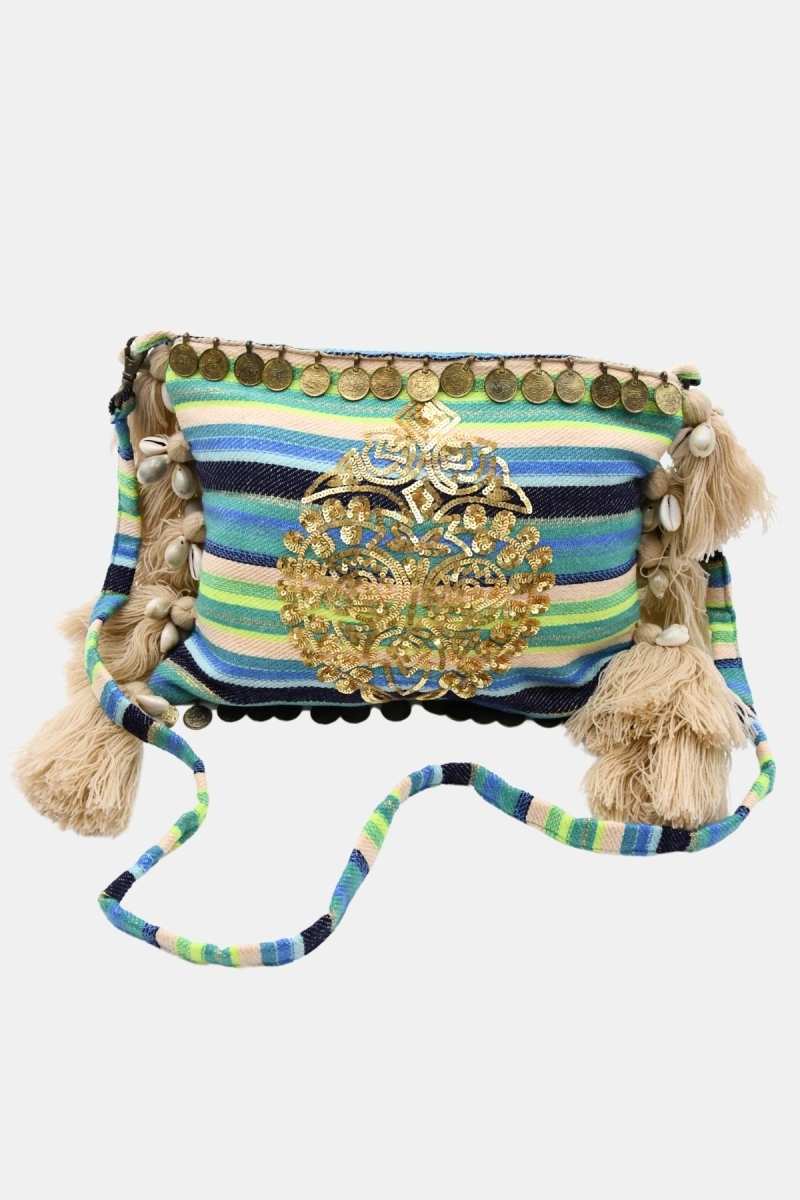 bohemian fancy cotton bag CASABLANCA - Miss June Paris - 2
