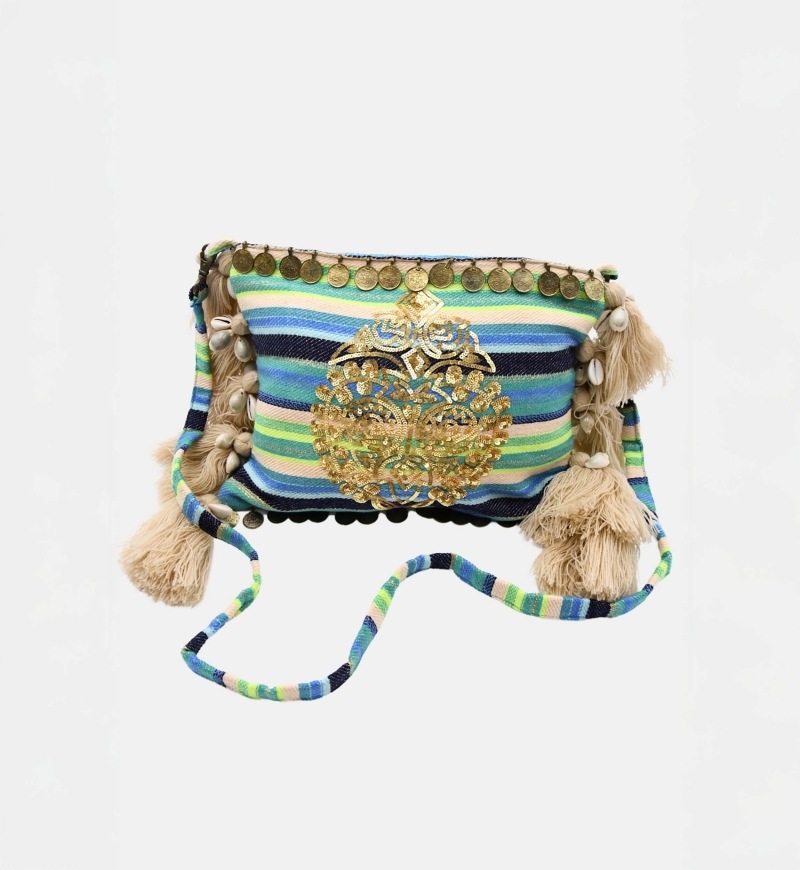 saco de algodão fantasia boheme CASABLANCA - Miss June Paris - 2